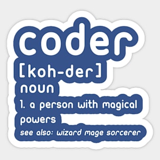 Coder Sticker